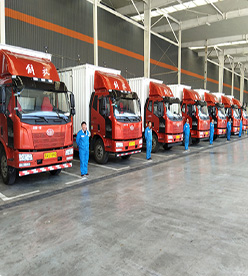 常州到西藏物流公司车辆展示