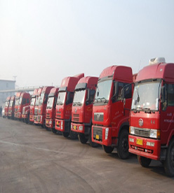 常州到西藏物流车辆展示